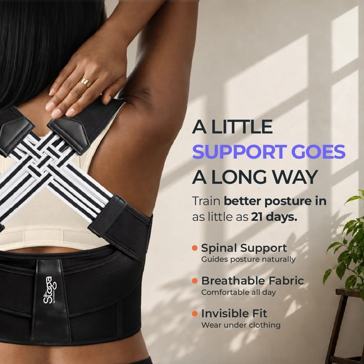 Adjustable Posture Corrector Support Belt