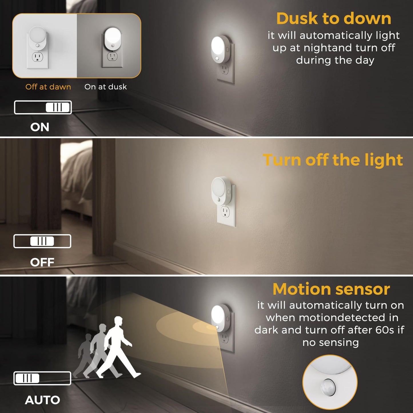Motion Sensor LED Night Light