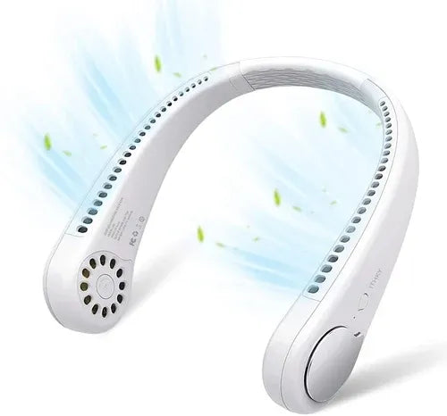 Portable Neck Cooling Fan – USB Rechargeable