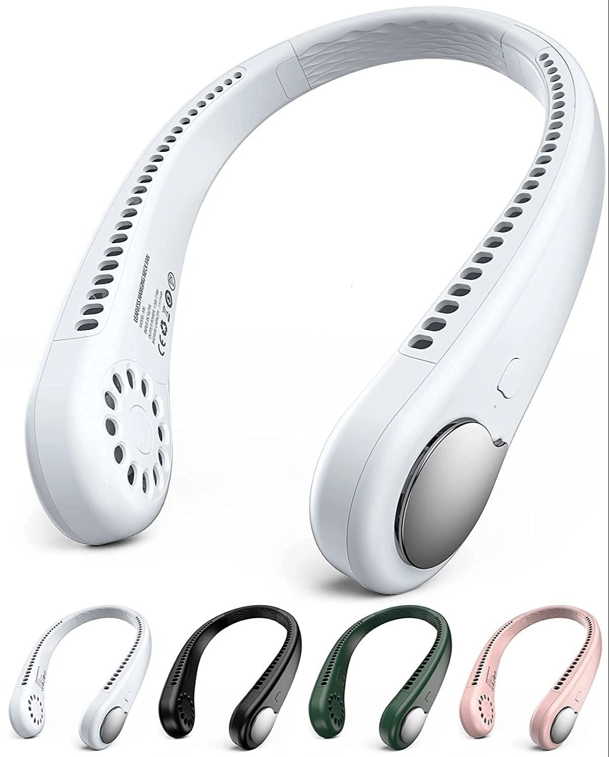 Portable Neck Cooling Fan – USB Rechargeable