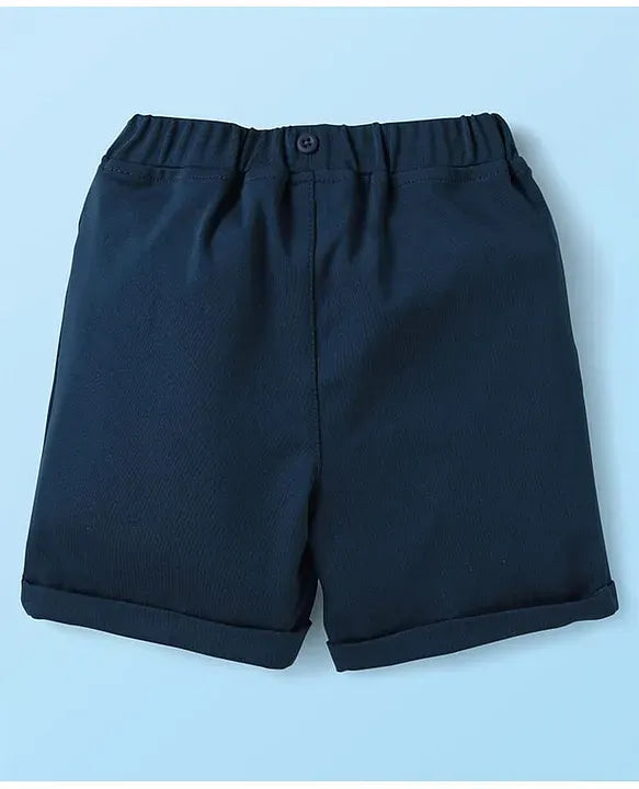 Baby Boys Polka Dot Shirt & Shorts Suspender Set