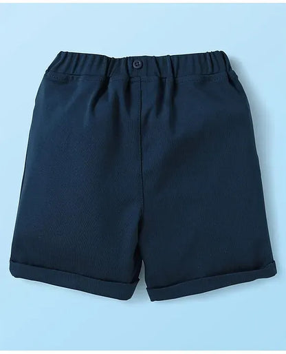 Baby Boys Polka Dot Shirt & Shorts Suspender Set