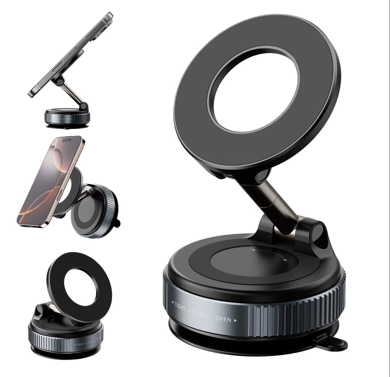 360° Magnetic Car Phone Holder