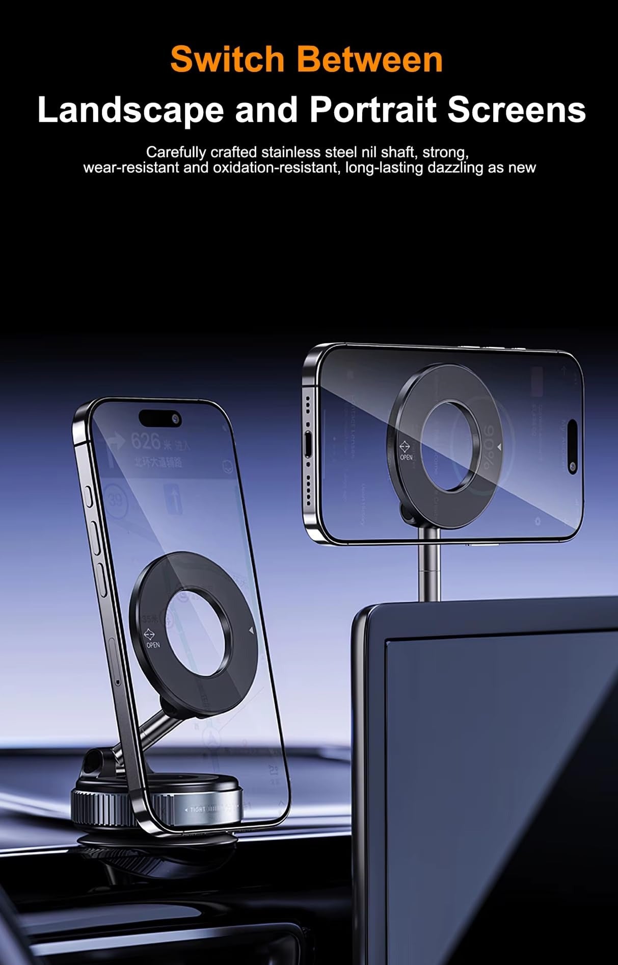 360° Magnetic Car Phone Holder