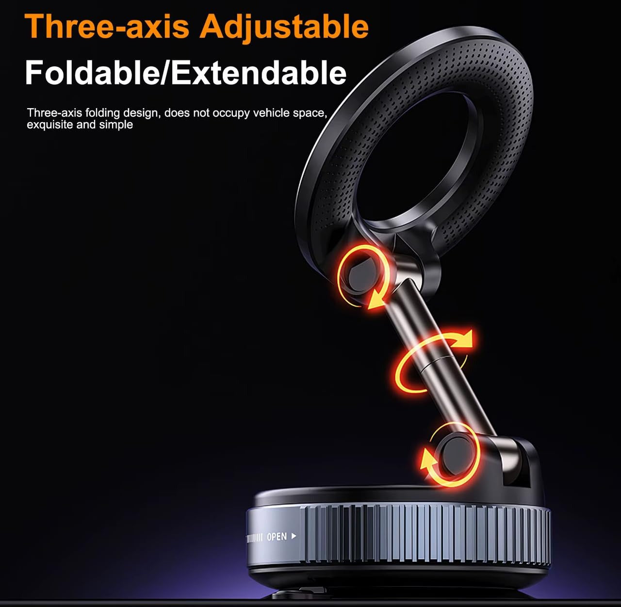 360° Magnetic Car Phone Holder
