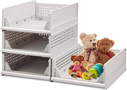 Foldable Clothes Organizer Storage Basket
