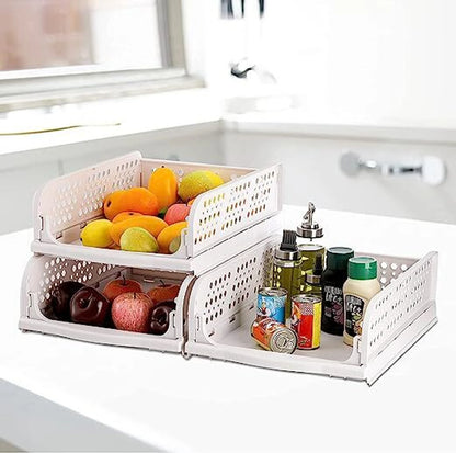 Foldable Clothes Organizer Storage Basket